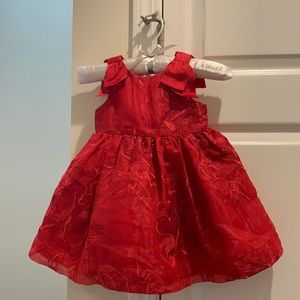 Janie and Jack red dress. Size 6-12 months.